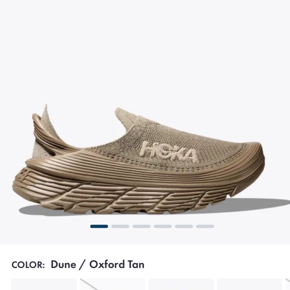 HOKA Recovery TC Men Oxford Tan Dune Like New US MEN Size 11